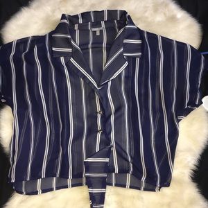 Striped Sheer Top! $10